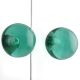 Green Round Glass Dresser Knob